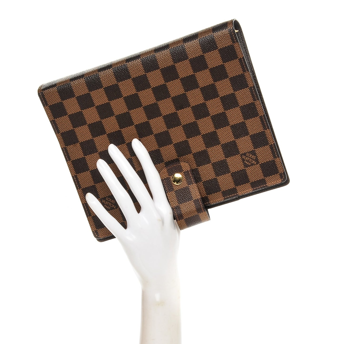 Damier Ebene Large Ring Agenda Cover