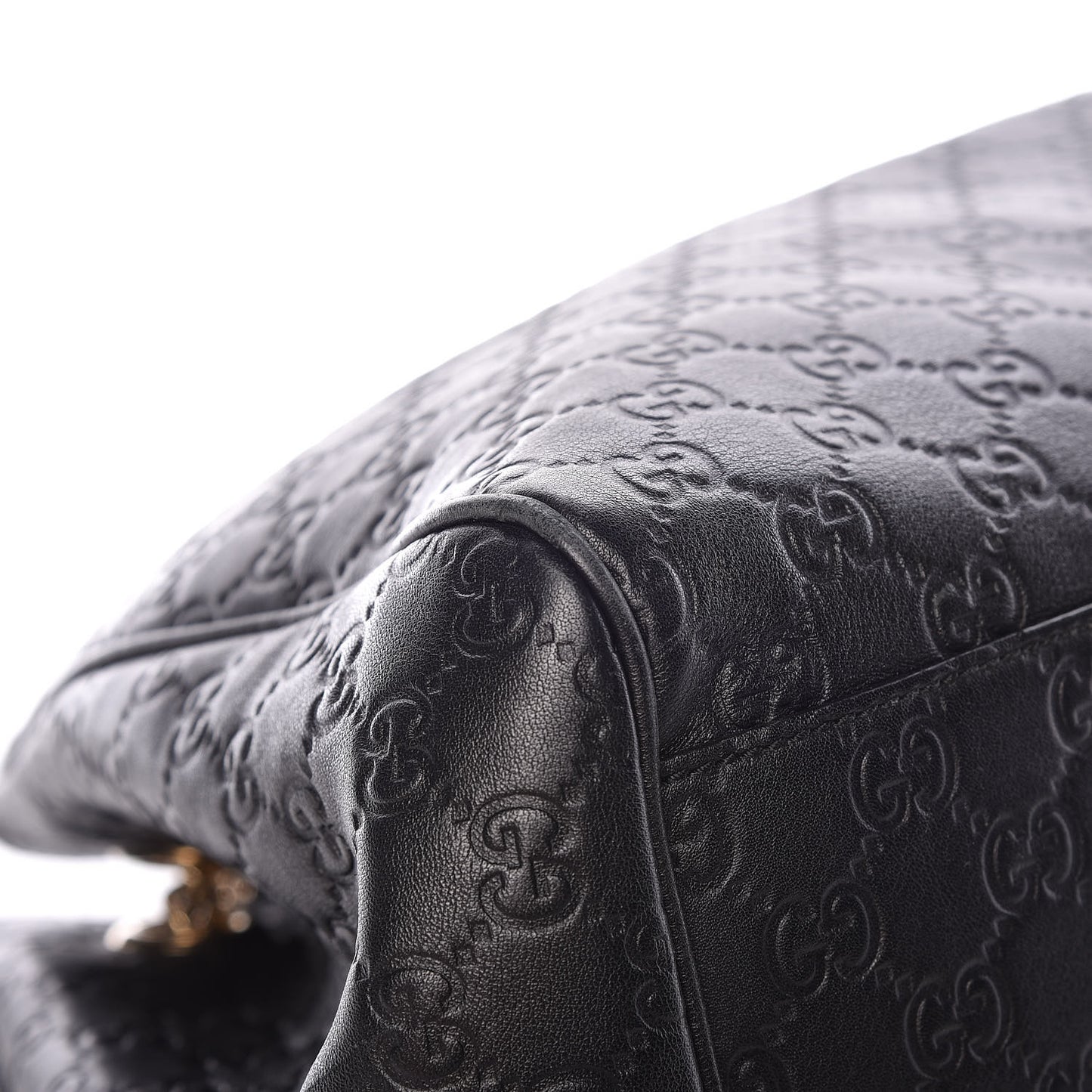 Guccissima Medium Emily Shoulder Bag Black