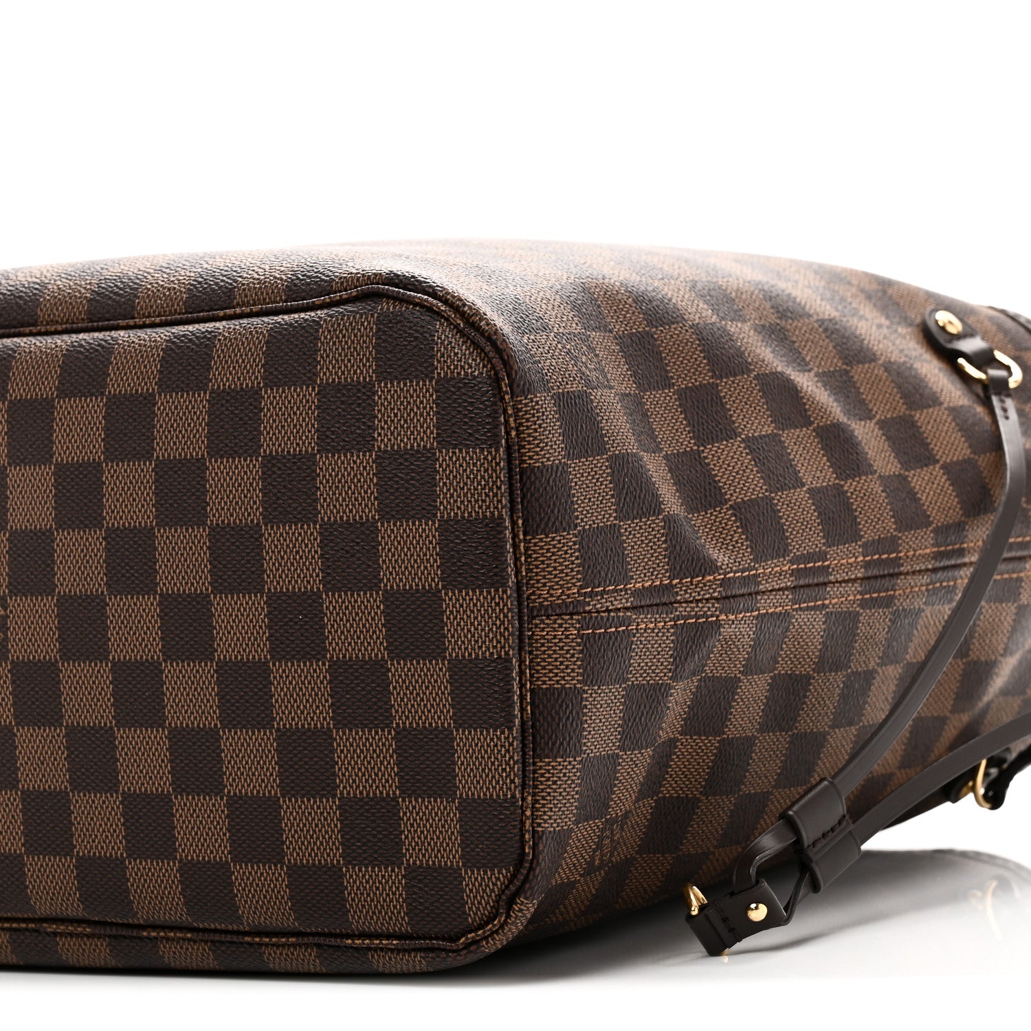 Louis Vuitton Damier Ebene Neo Neverfull MM Rose Ballerine 9 of 10