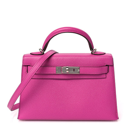 Hermes RESERVED -  Epsom Mini Kelly Sellier 20 Magnolia 1 of 9