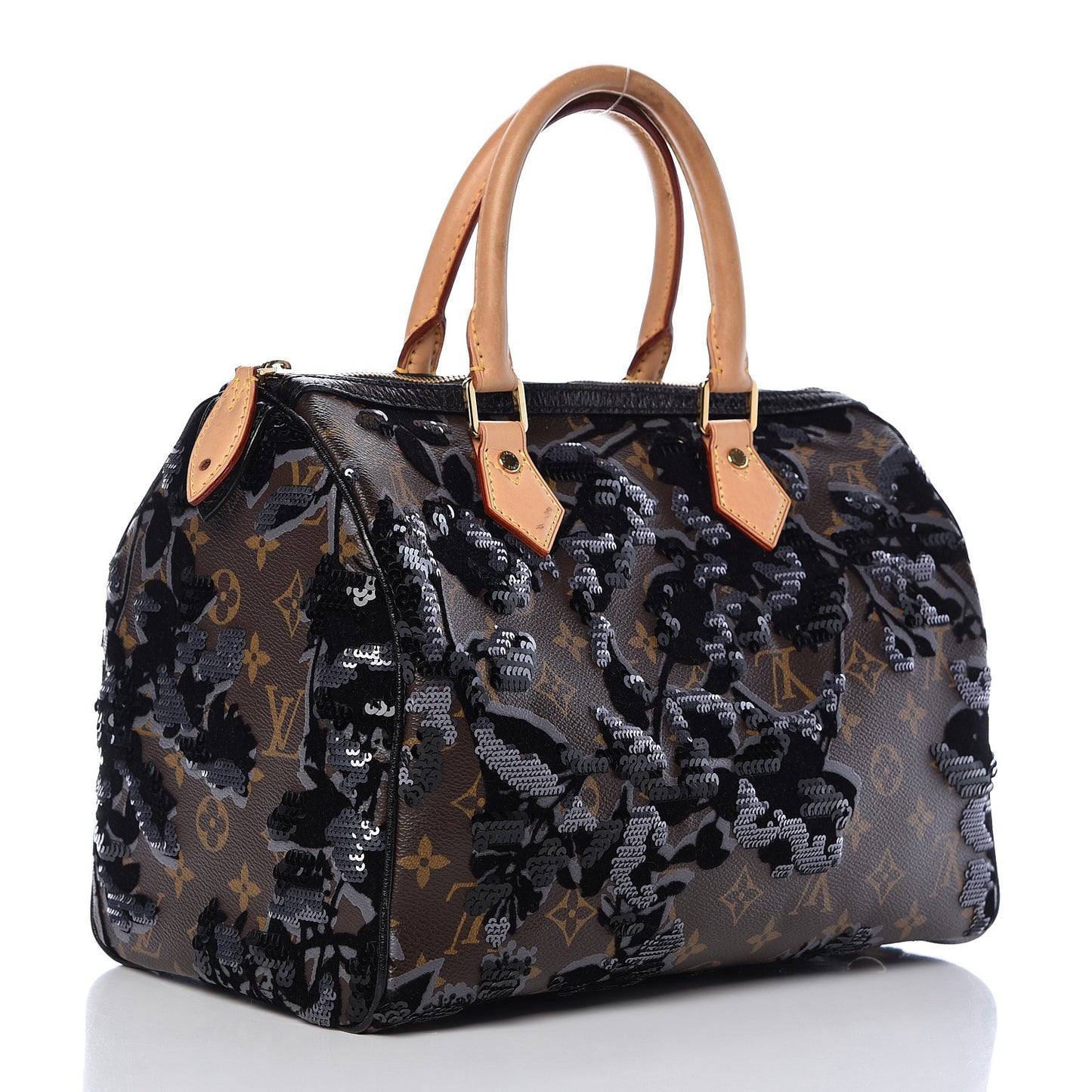Monogram Fleur De Jais Sequins Speedy 30