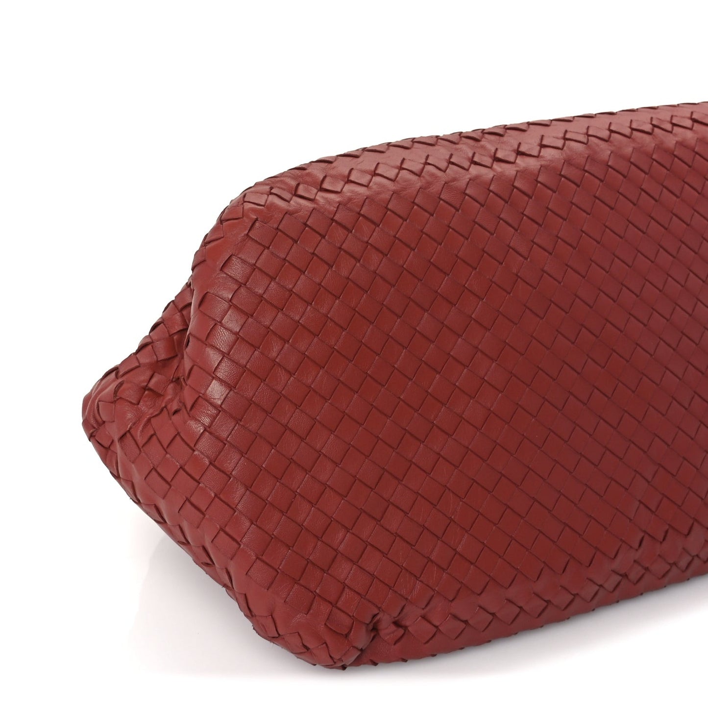Nappa Intrecciato Tote  Red