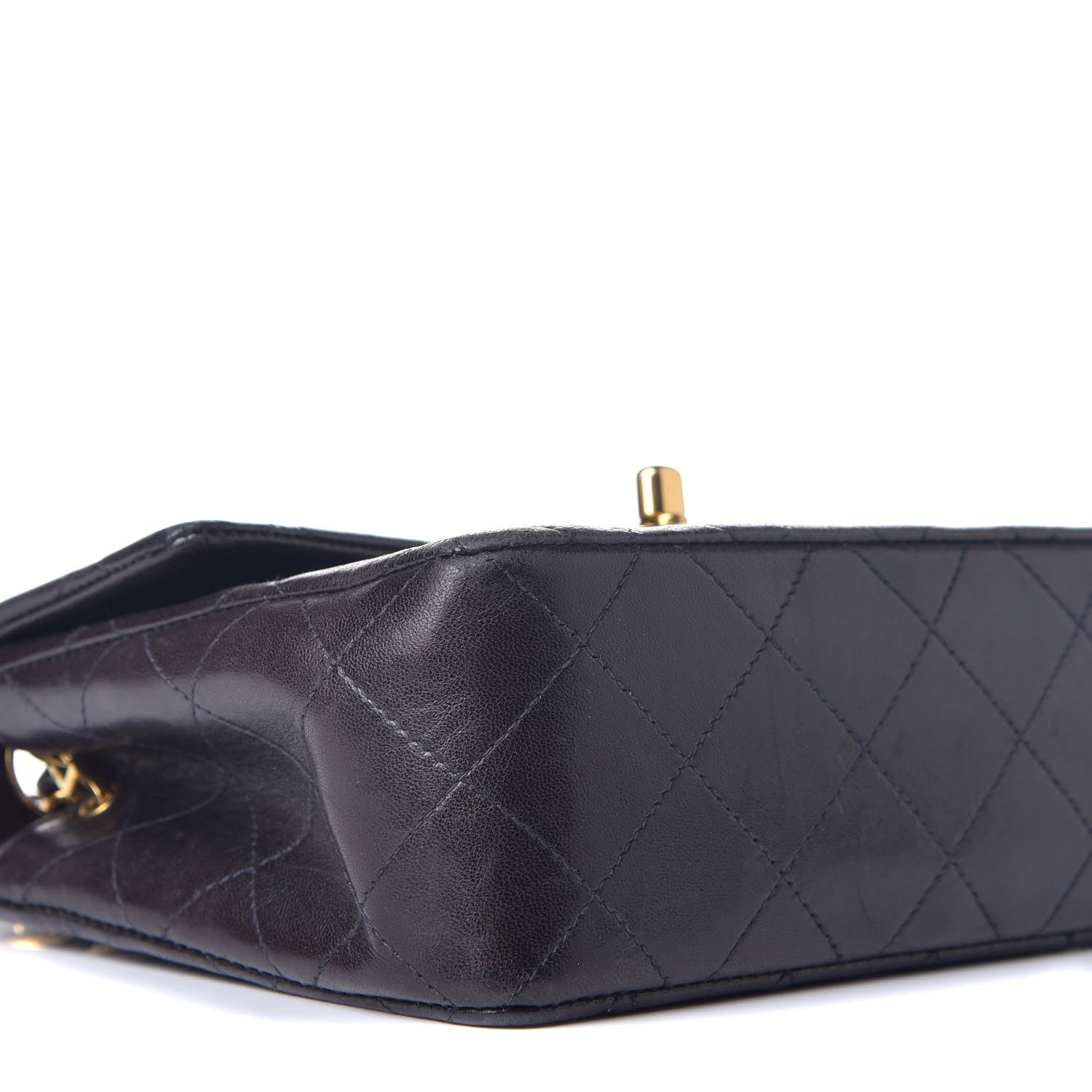 Chanel Lambskin Quilted Mini Square Flap Black 8 of 9