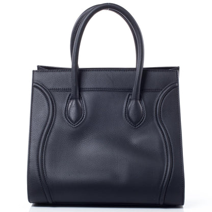 Celine Smooth Calfskin Medium Phantom Luggage Black 5 of 10