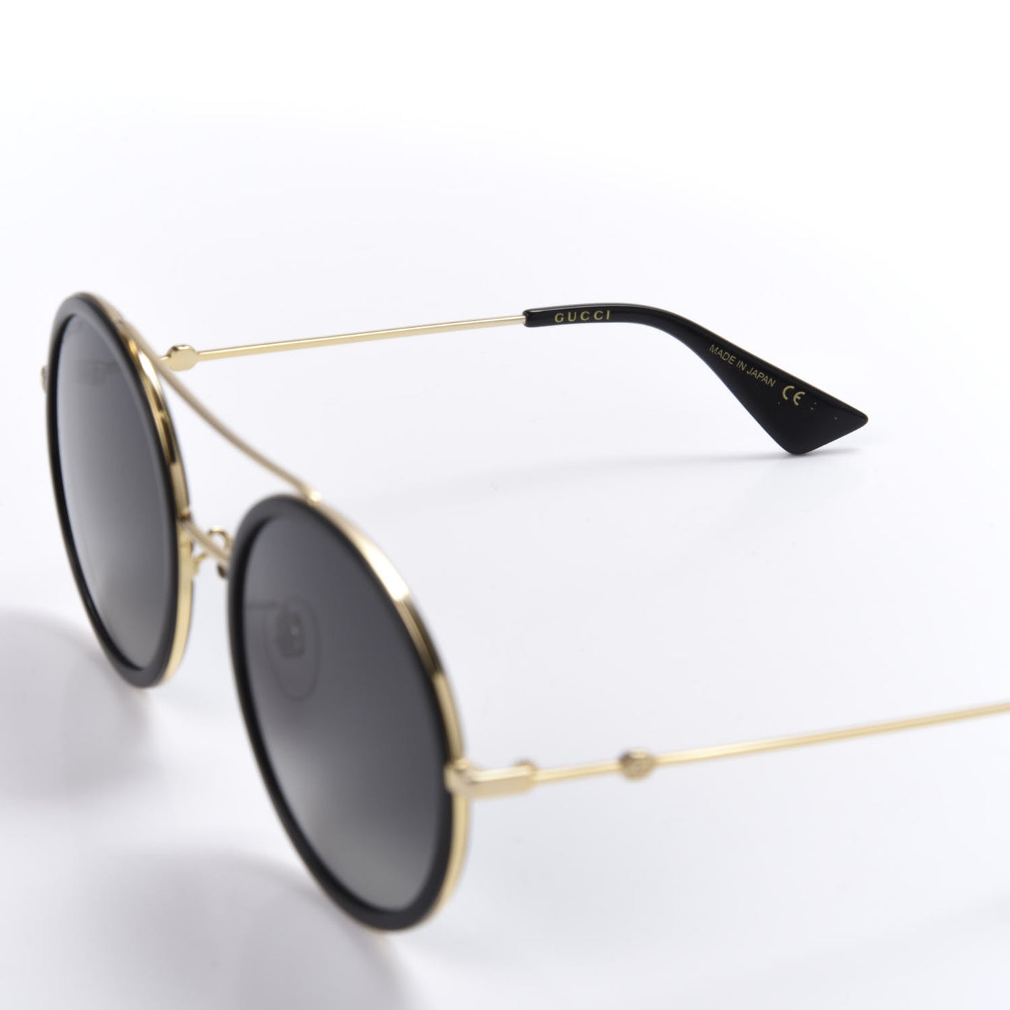 Round Frame Sunglasses GG0061S Black