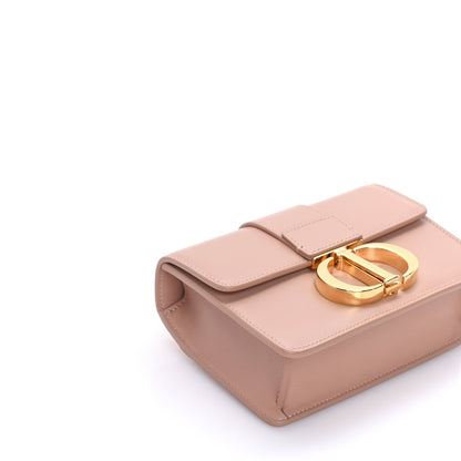 Christian Dior Box Calfskin Micro 30 Montaigne Flap Bag  Rose Des Vents 7 of 7