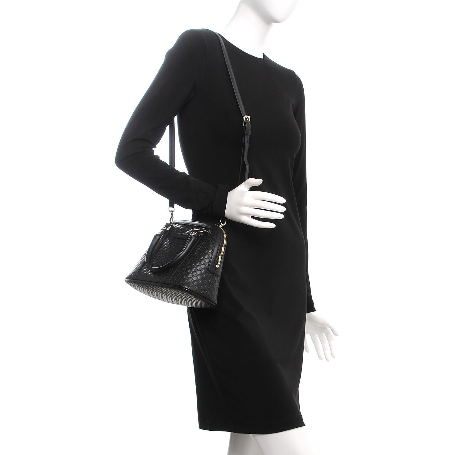 Gucci Microguccissima Mini Dome Bag Black 2 of 9