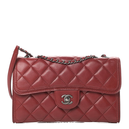 Chanel Lambskin Quilted Citizen Zip Flap Red 1 of 13