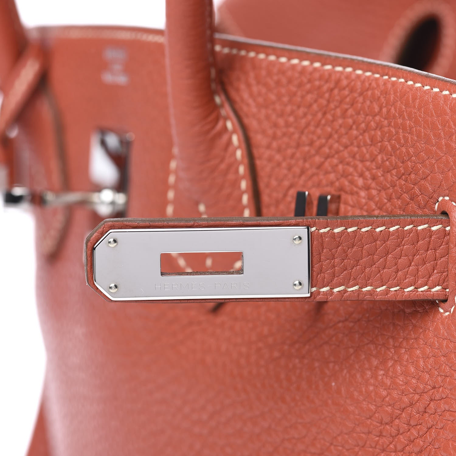 Hermes Taurillon Clemence Birkin 30 Sanguine 15 of 30