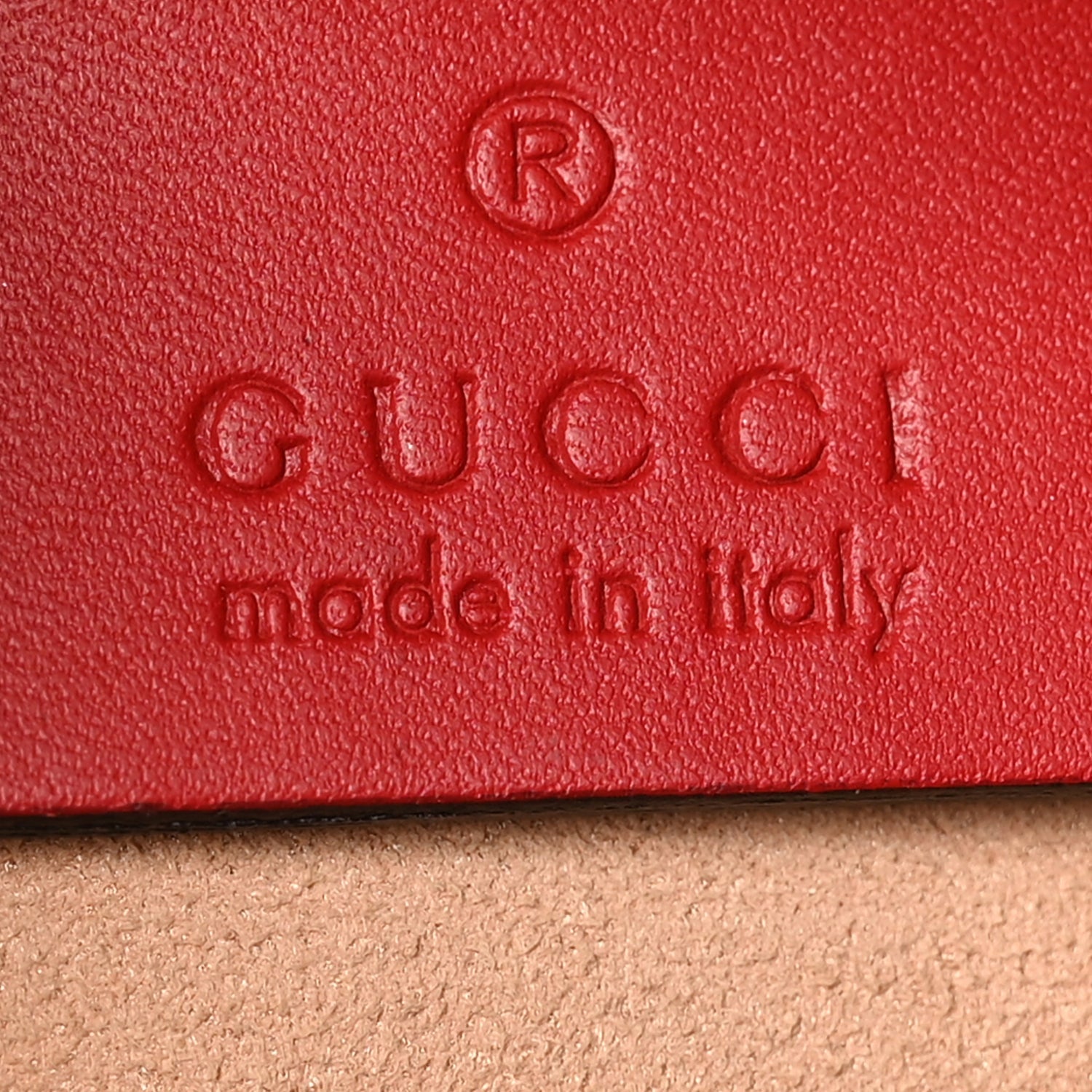 Gucci GG Supreme Monogram Kingsnake Heart Embroidered Mini Chain Shoulder Bag  Beige Hibiscus Red 6 of 9