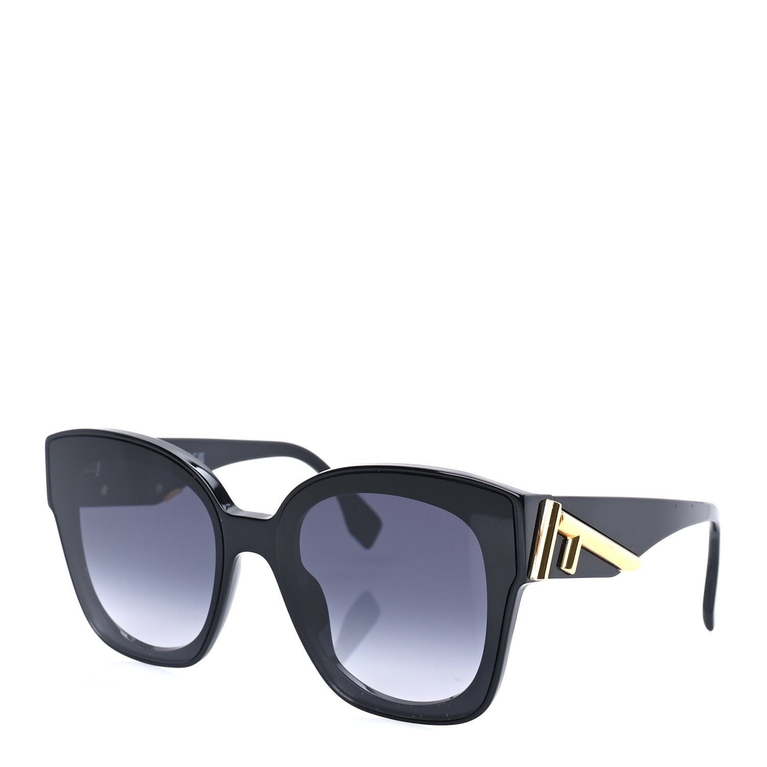 Fendi Acetate  First Round Sunglasses FE401351  Black 1 of 7