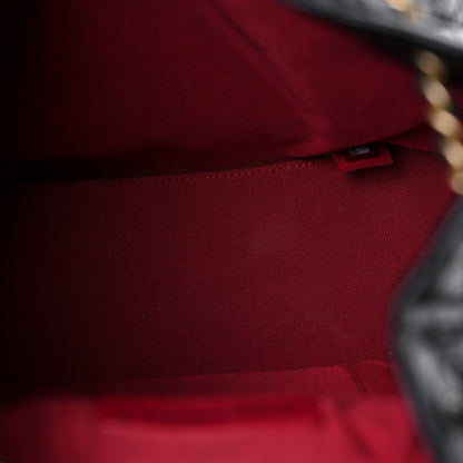 Chanel Aged Calfskin Quilted Gabrielle Backpack Black 10 of 13