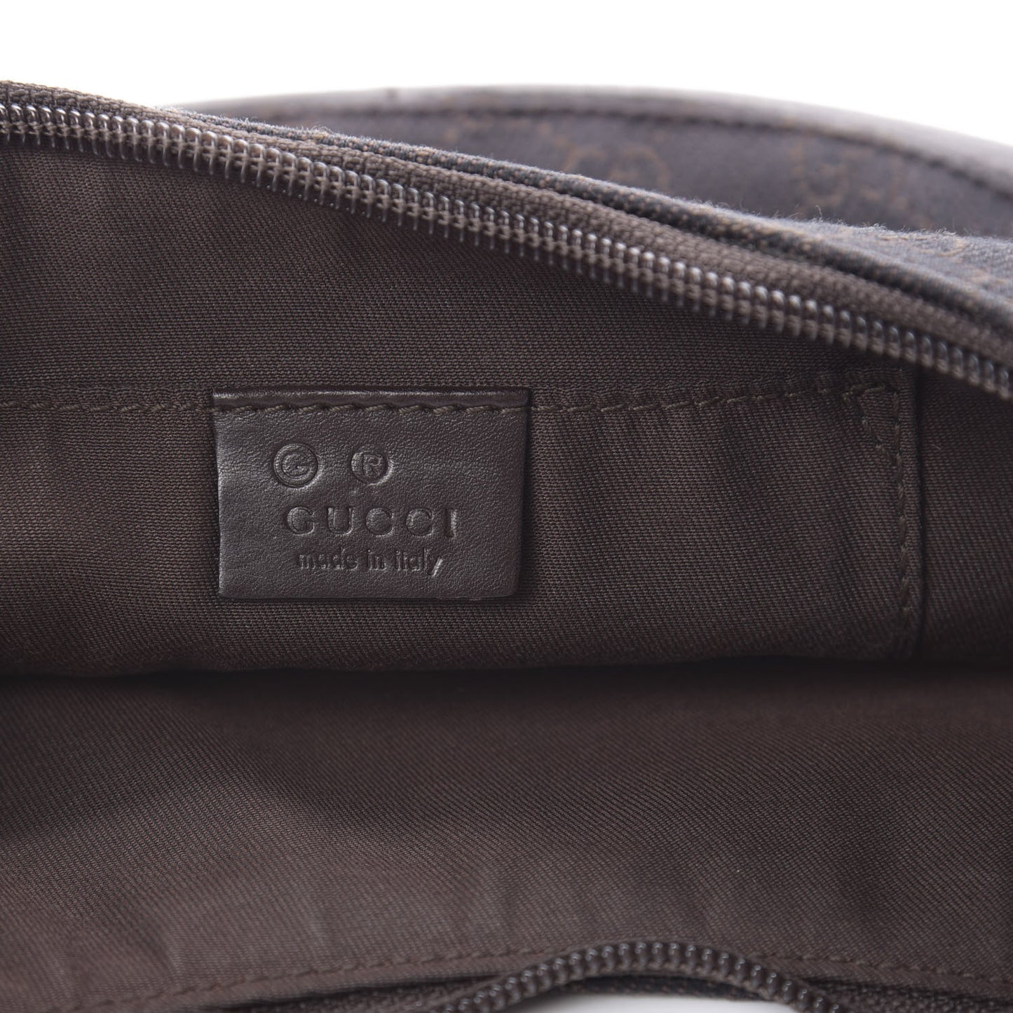 Denim Monogram Half Moon Hobo Dark Brown