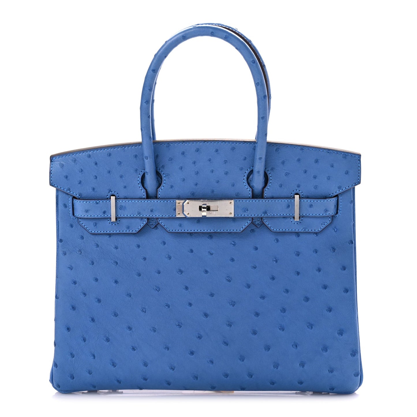 Ostrich Birkin 30 Mykonos