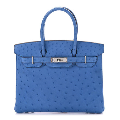 Hermes Ostrich Birkin 30 Mykonos 1 of 10