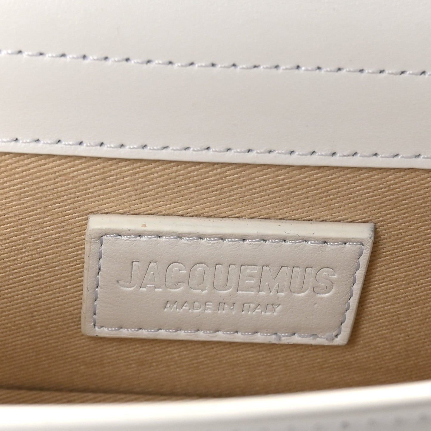 Smooth Calfskin Le Bambino White