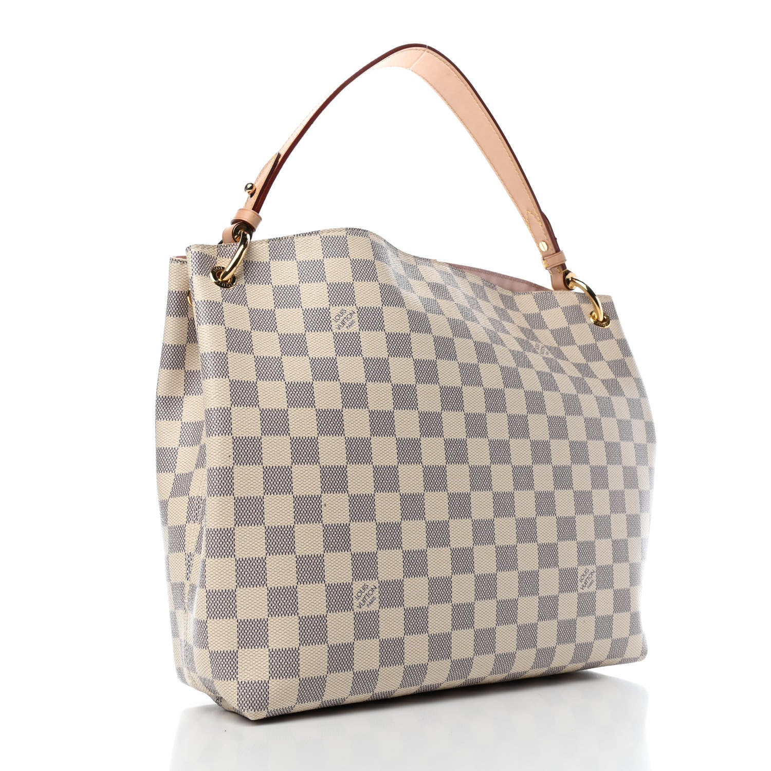 Louis Vuitton Damier Azur Graceful PM Rose Ballerine 2 of 4