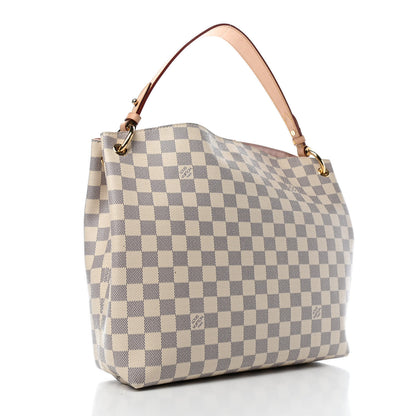 Louis Vuitton Damier Azur Graceful PM Rose Ballerine 2 of 4