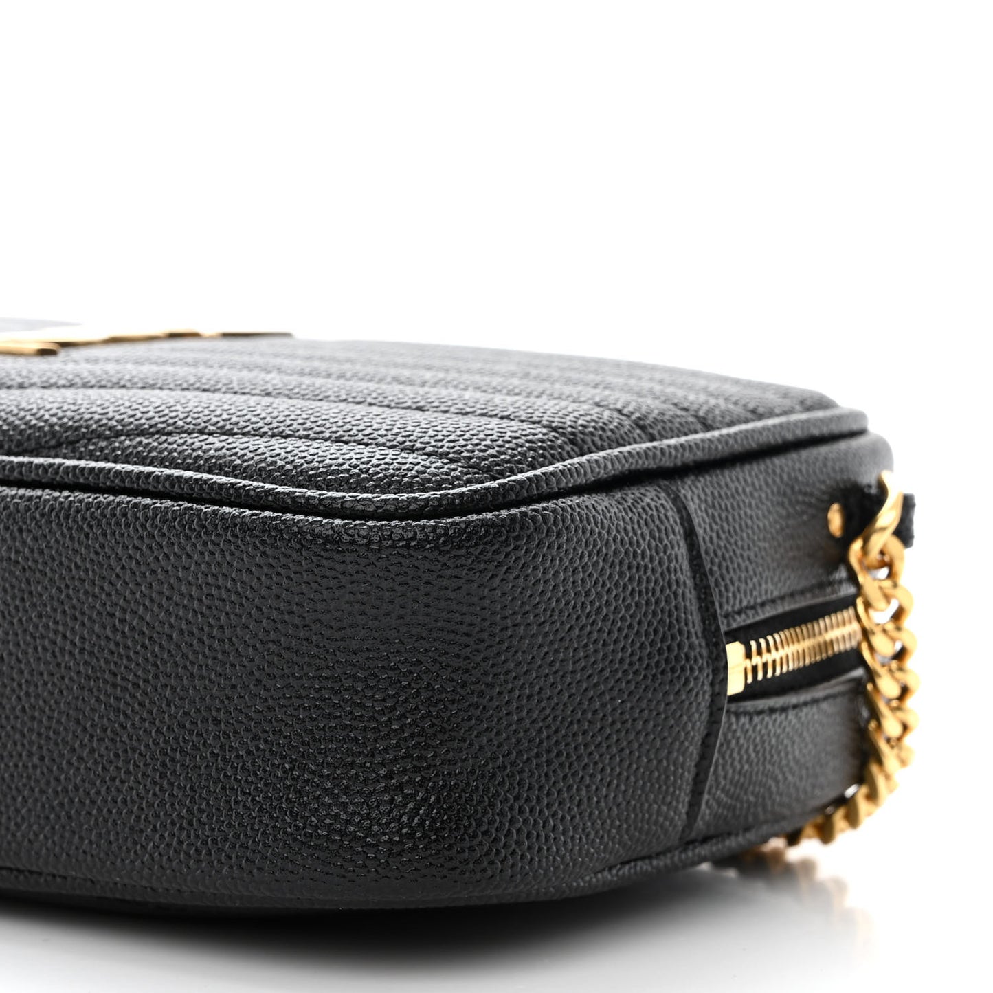 Grain De Poudre Matelasse Monogram Mini Lou Camera Bag Black