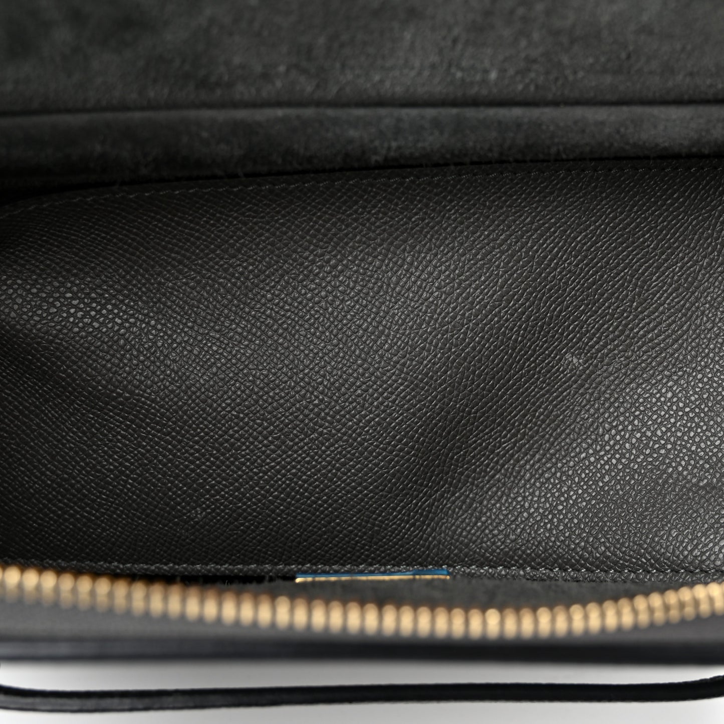 Grained Calfskin Micro Belt Bag Grey