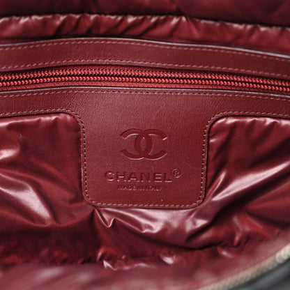 Chanel Nylon Quilted Large Coco Cocoon Tote Black 5 of 11