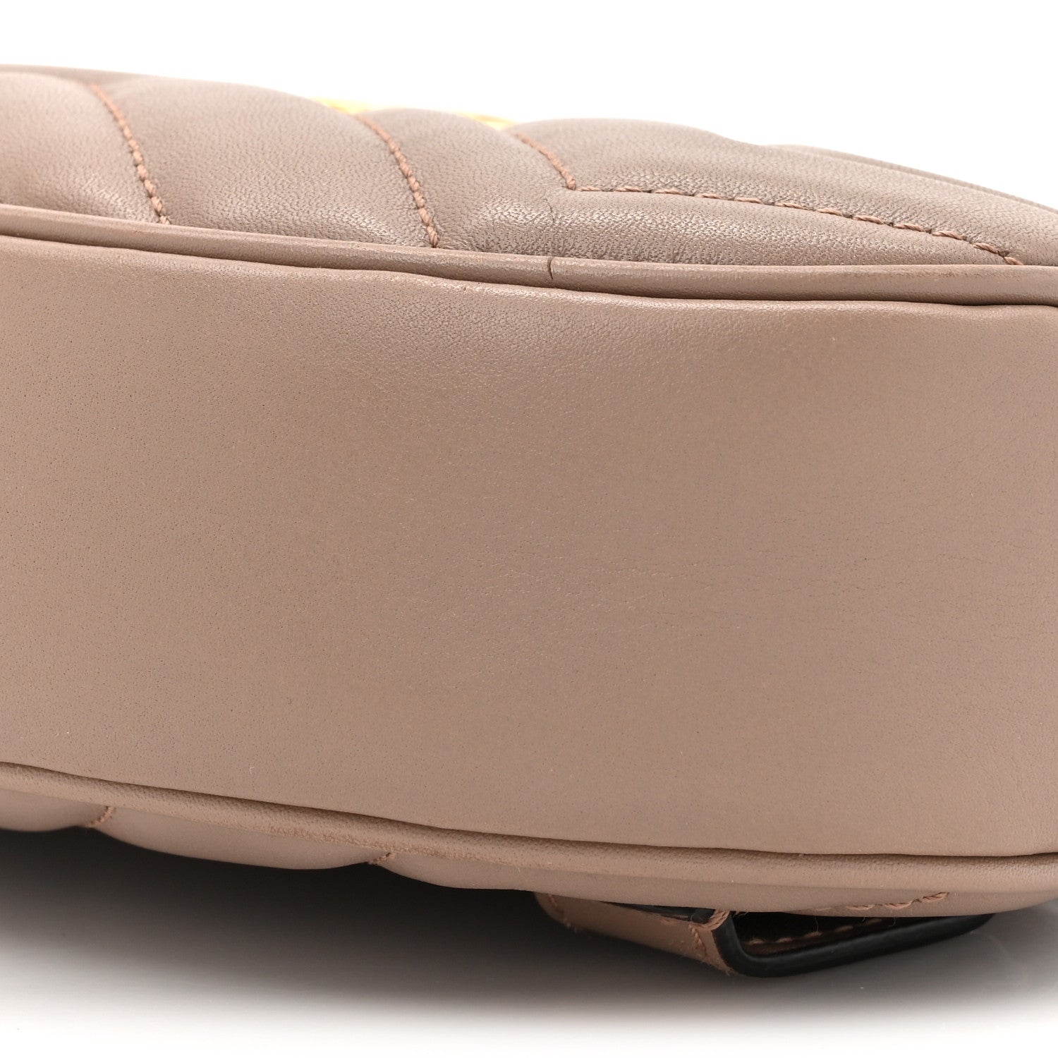 Gucci Calfskin Matelasse GG Marmont Belt Bag 95 38 Porcelain Rose 9 of 12