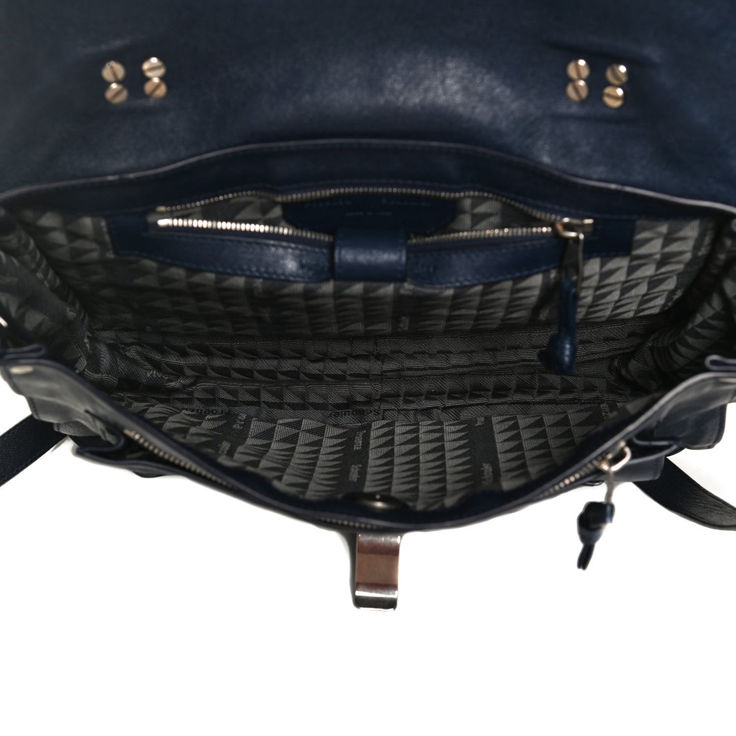 Lambskin Medium PS1 Satchel Navy