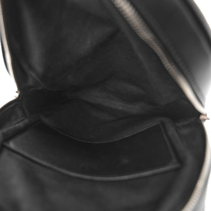 Gucci GG Supreme Monogram Calfskin Web Sling Backpack Black Grey 5 of 10