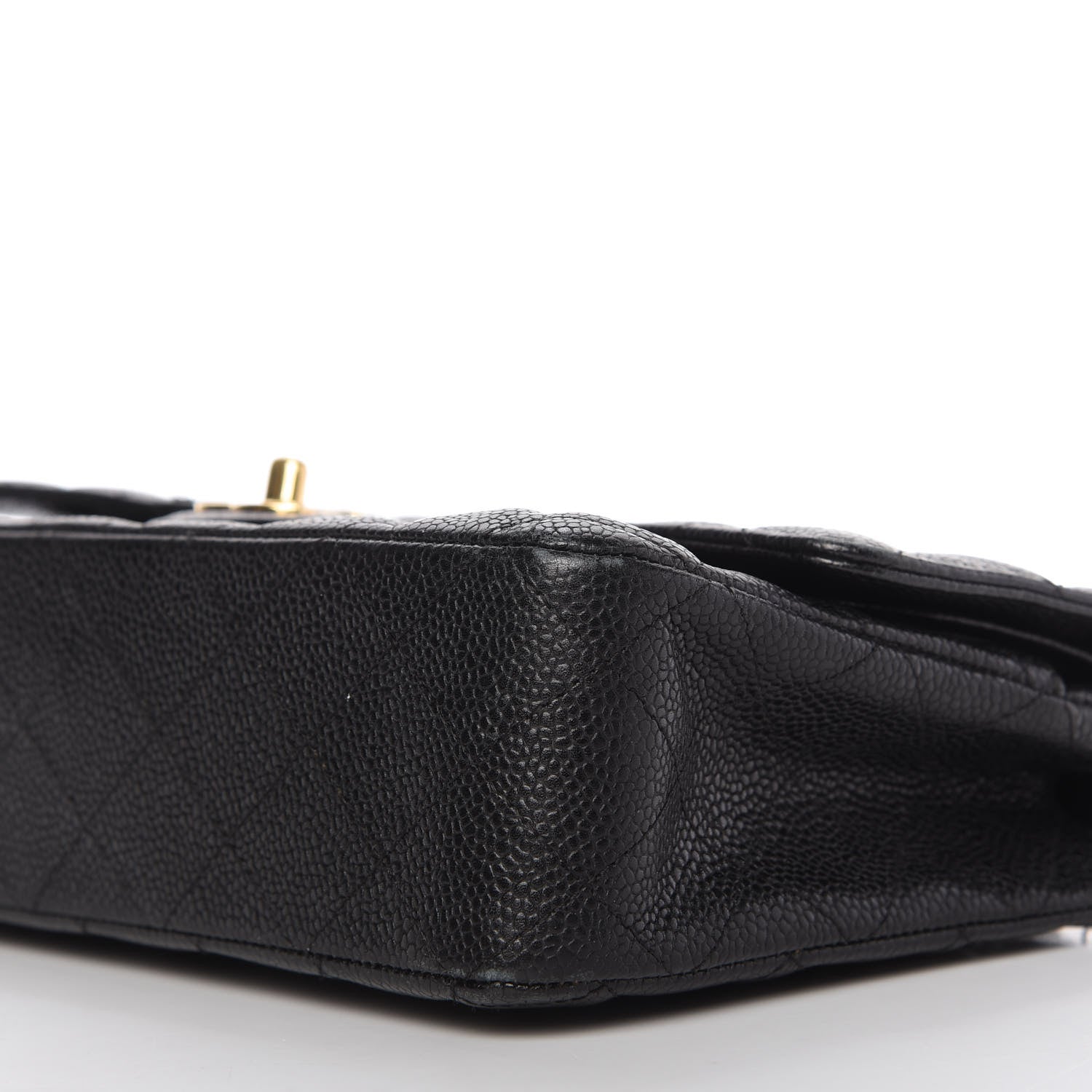 Chanel Caviar Quilted Medium Double Flap Black 7 of 11