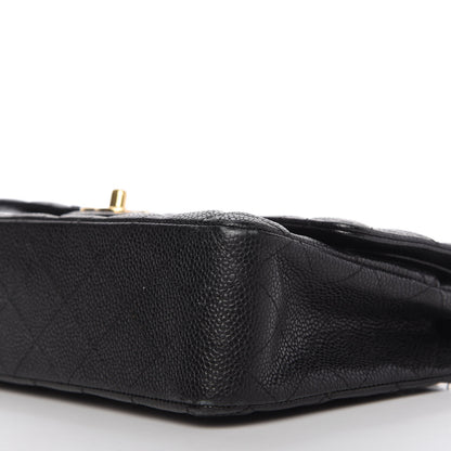Chanel Caviar Quilted Medium Double Flap Black 7 of 11