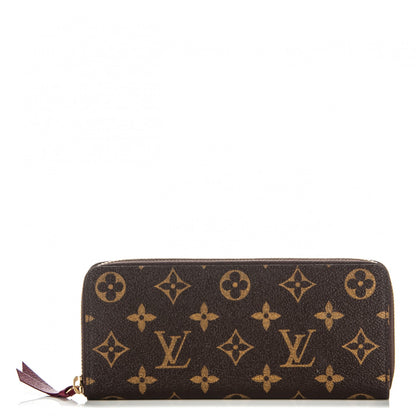 Louis Vuitton Monogram Clemence Wallet Fuchsia 1 of 7