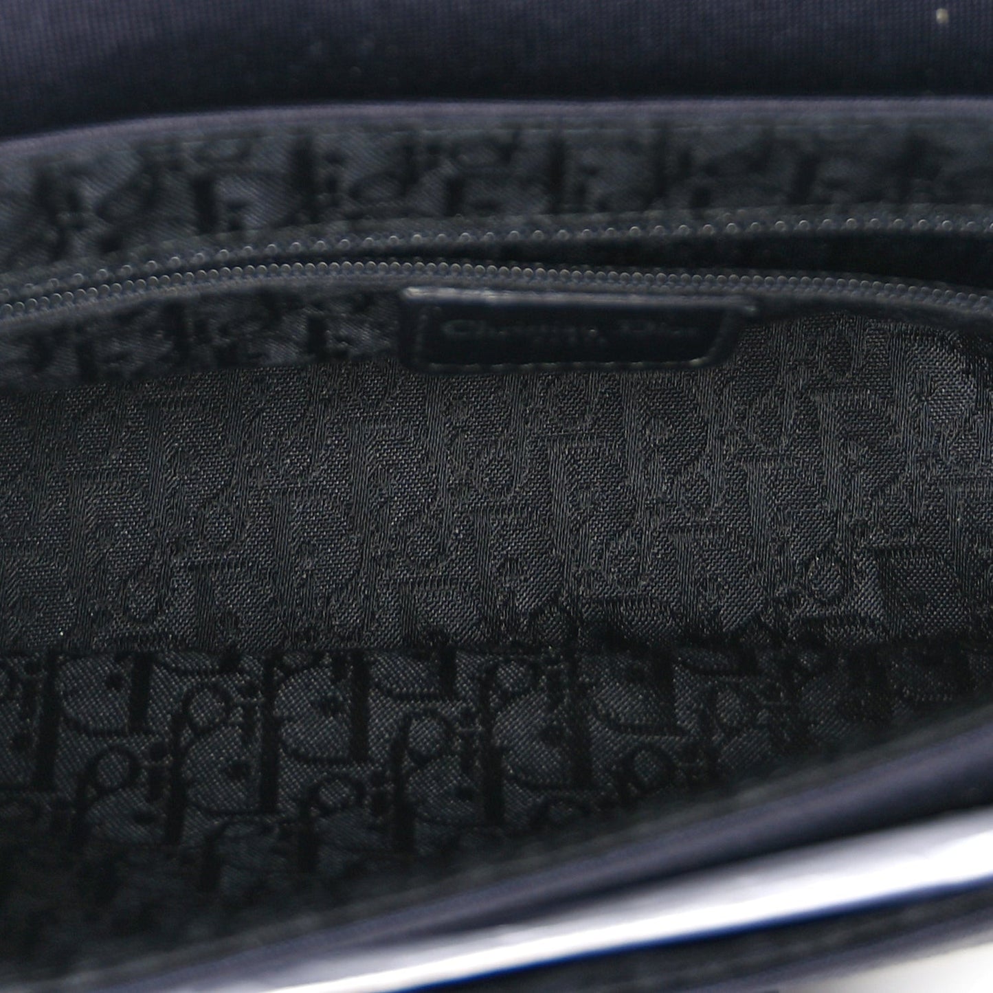 Silk Jersey Crystal Hardcore Bag Navy