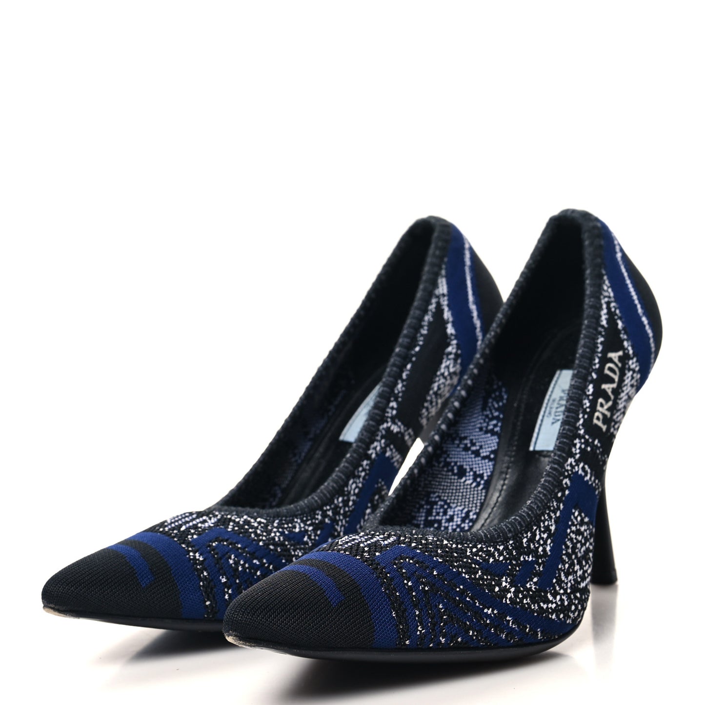 Knit Pumps 40 Indaco Black