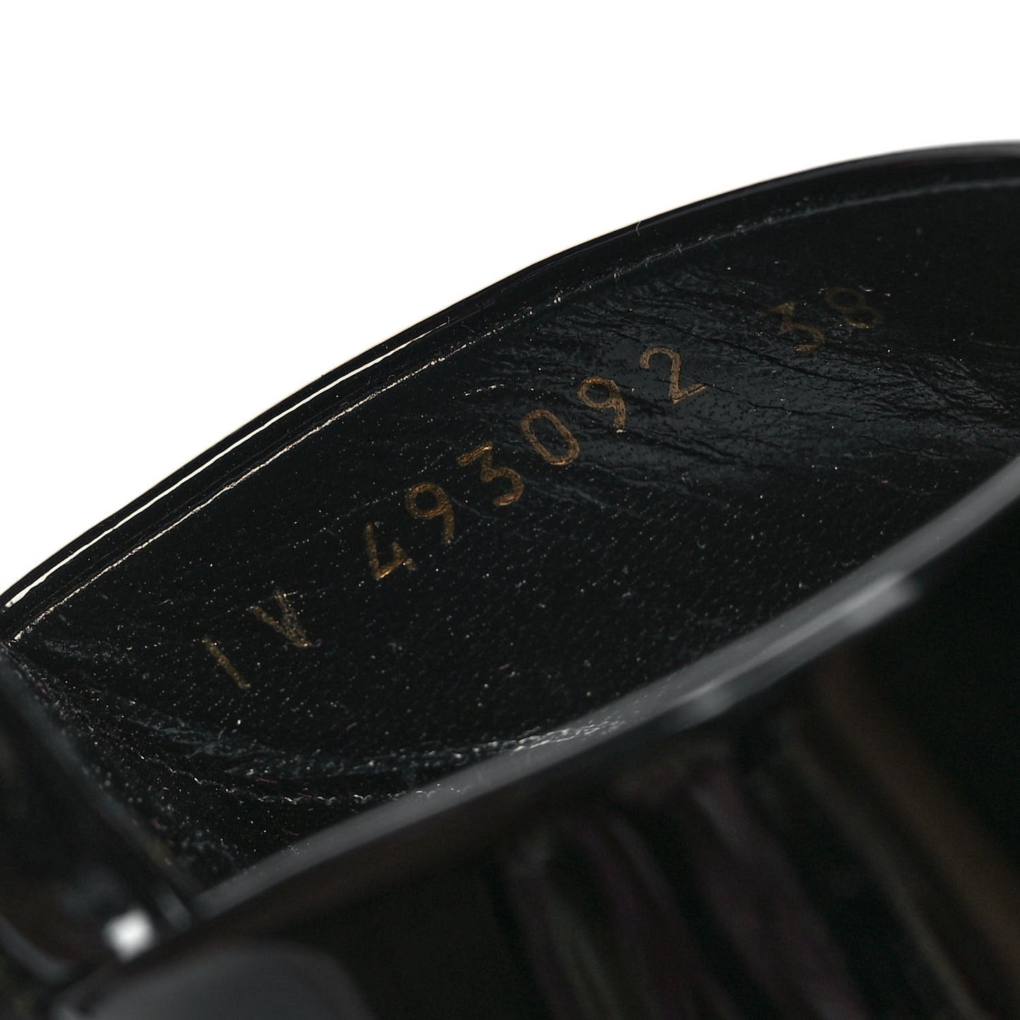 Patent Tribute Elastic Ankle Strap Platform Sandals 38 Black Red