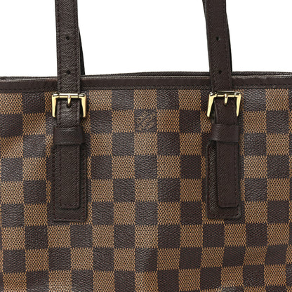 Louis Vuitton Damier Ebene Marais Bucket 23 6 of 8