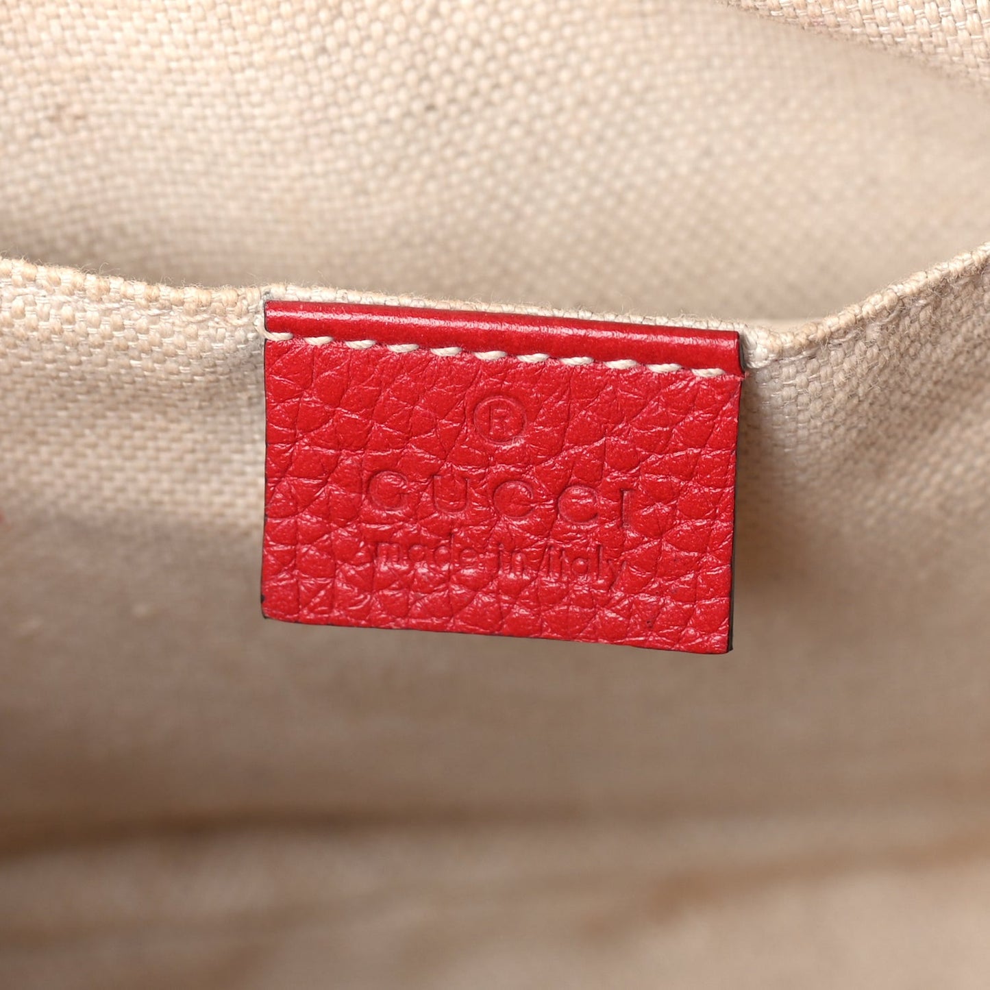 Calfskin Small Soho Disco Bag  Tabasco Red