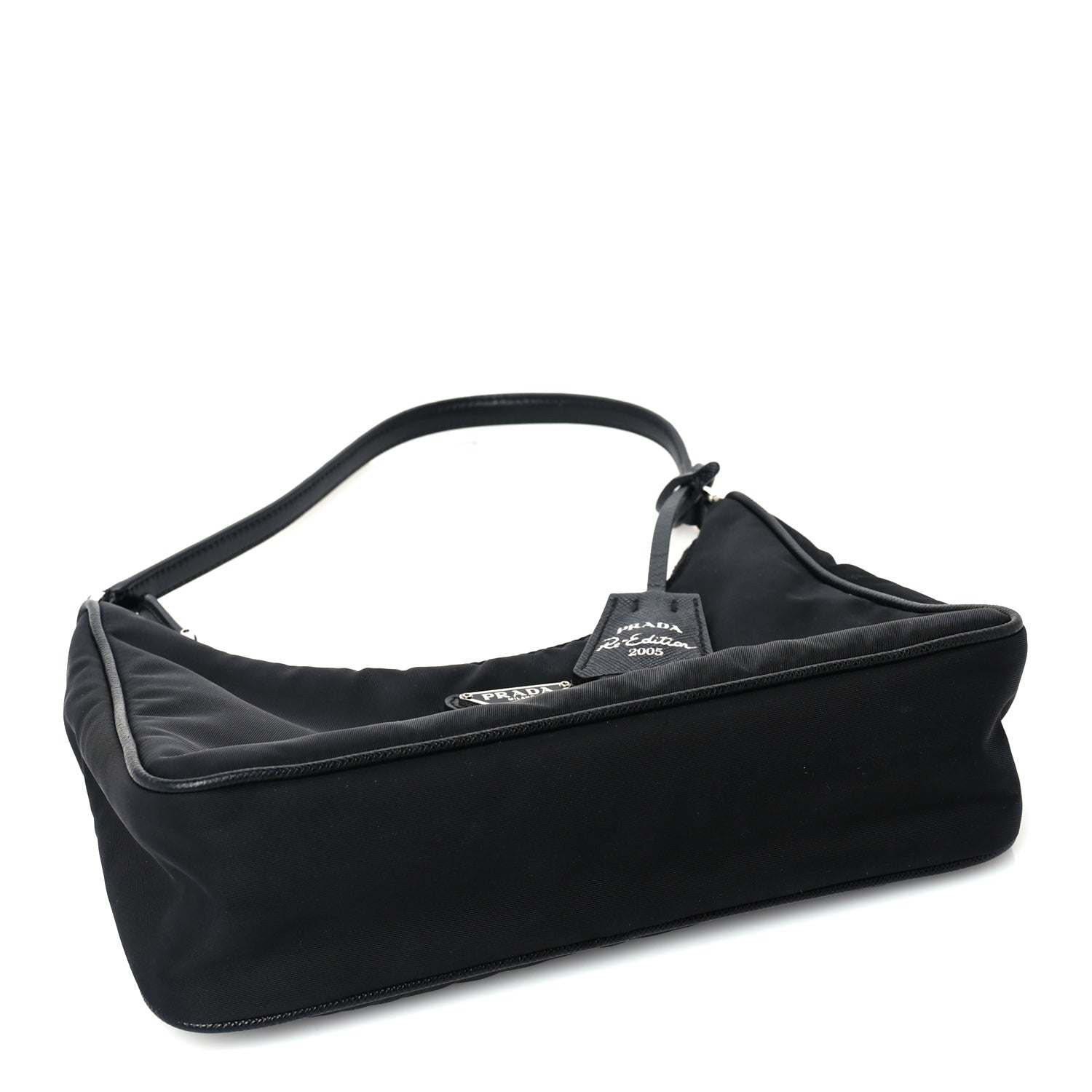 Prada Tessuto Nylon Mini Re-Edition 2000 Bag Black 3 of 7
