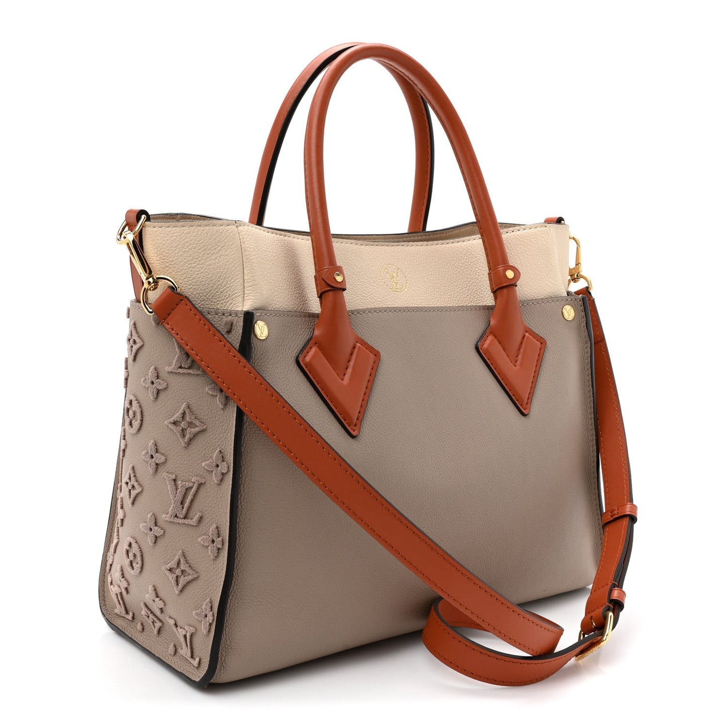 Calfskin Monogram Tufting On My Side Galet