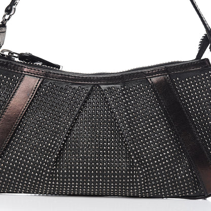 Burberry Calfskin Studded Shoulder Bag Black 11 of 11