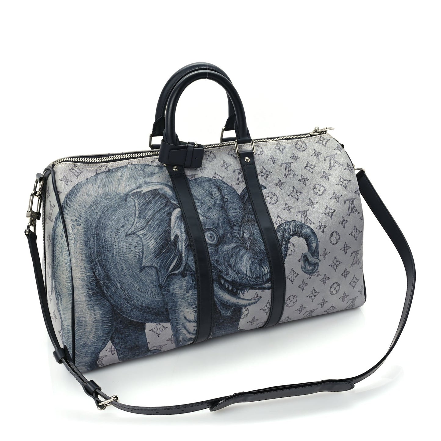 Savane Monogram Elephant Chapman Keepall Bandouliere 45 Dune
