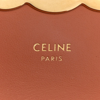 Celine Shiny Calfskin Mini Triomphe Terracotta 6 of 10