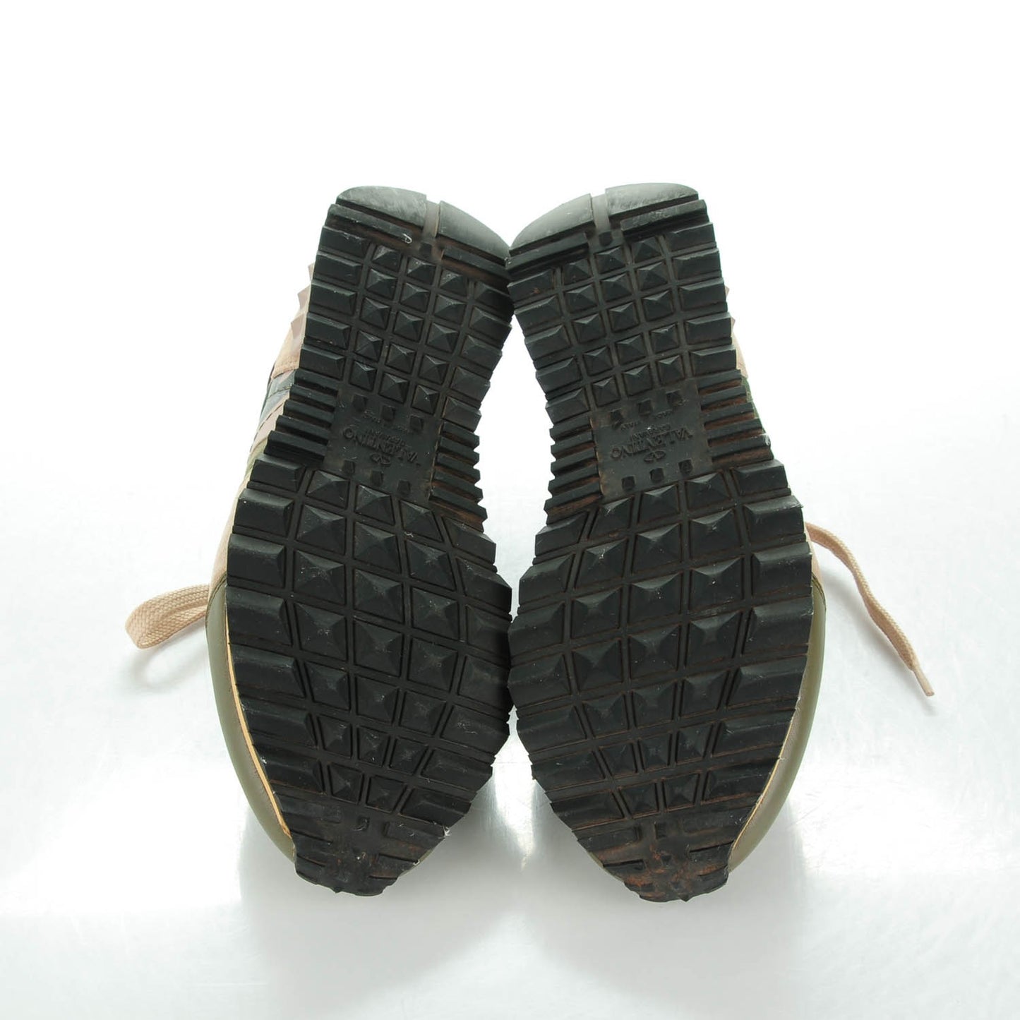 Fabric Suede Camouflage Womens Rockrunner Sneakers 37 Military Green