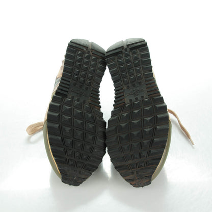 Valentino Garavani Fabric Suede Camouflage Womens Rockrunner Sneakers 37 Military Green 5 of 7