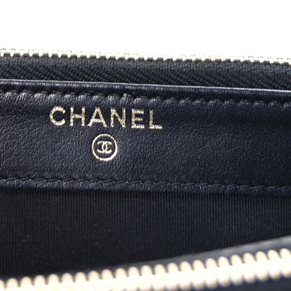 Chanel Caviar Quilted CC Filigree Clutch With Chain Black 5 of 8