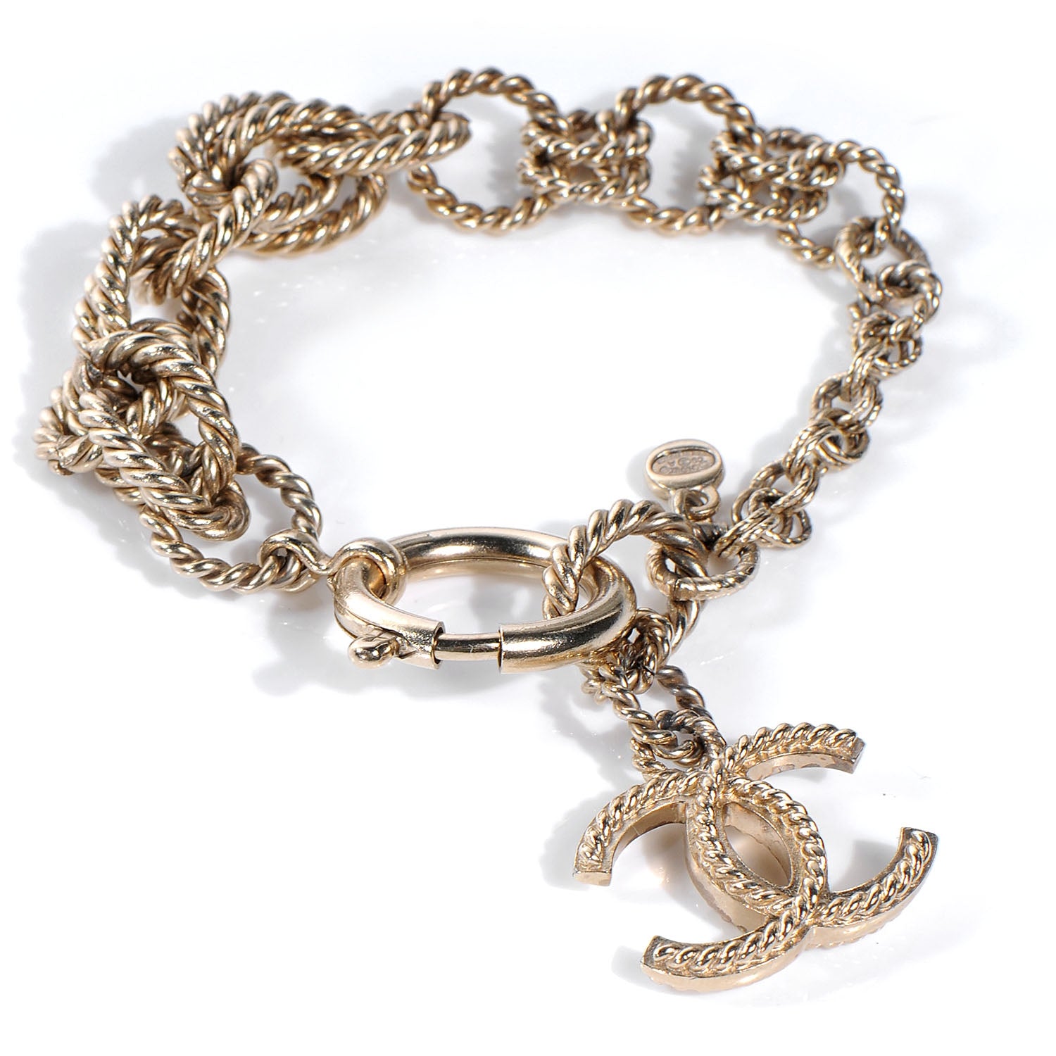 Chanel CC Chain Bracelet Gold 1 of 4