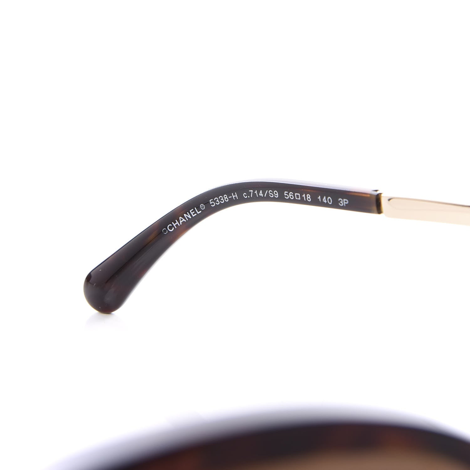 Chanel Cat Eye Pearl Sunglasses 5340-H Tortoise 6 of 8
