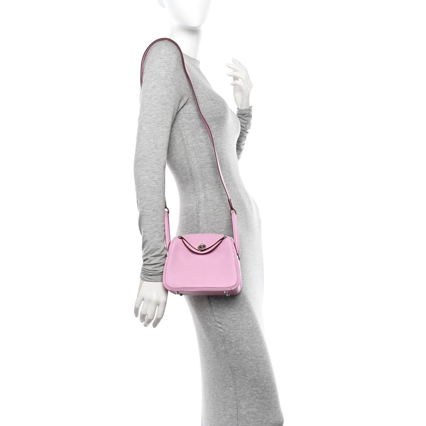 Taurillon Clemence Mini Lindy 20 Mauve Sylvestre