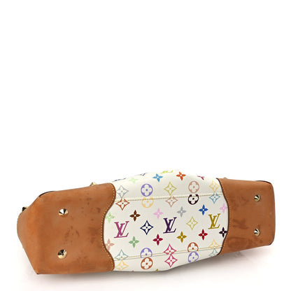 Louis Vuitton Monogram Multicolor Judy MM White 3 of 8