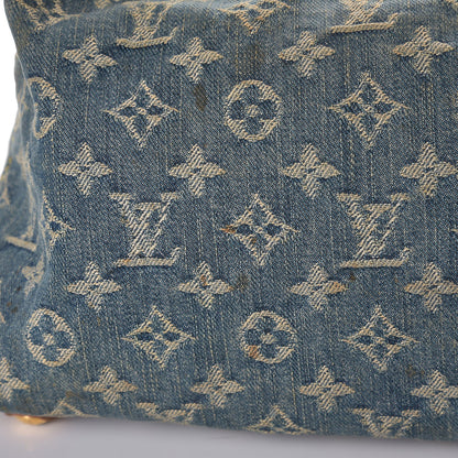 Louis Vuitton Monogram Denim Baggy PM Blue 15 of 22