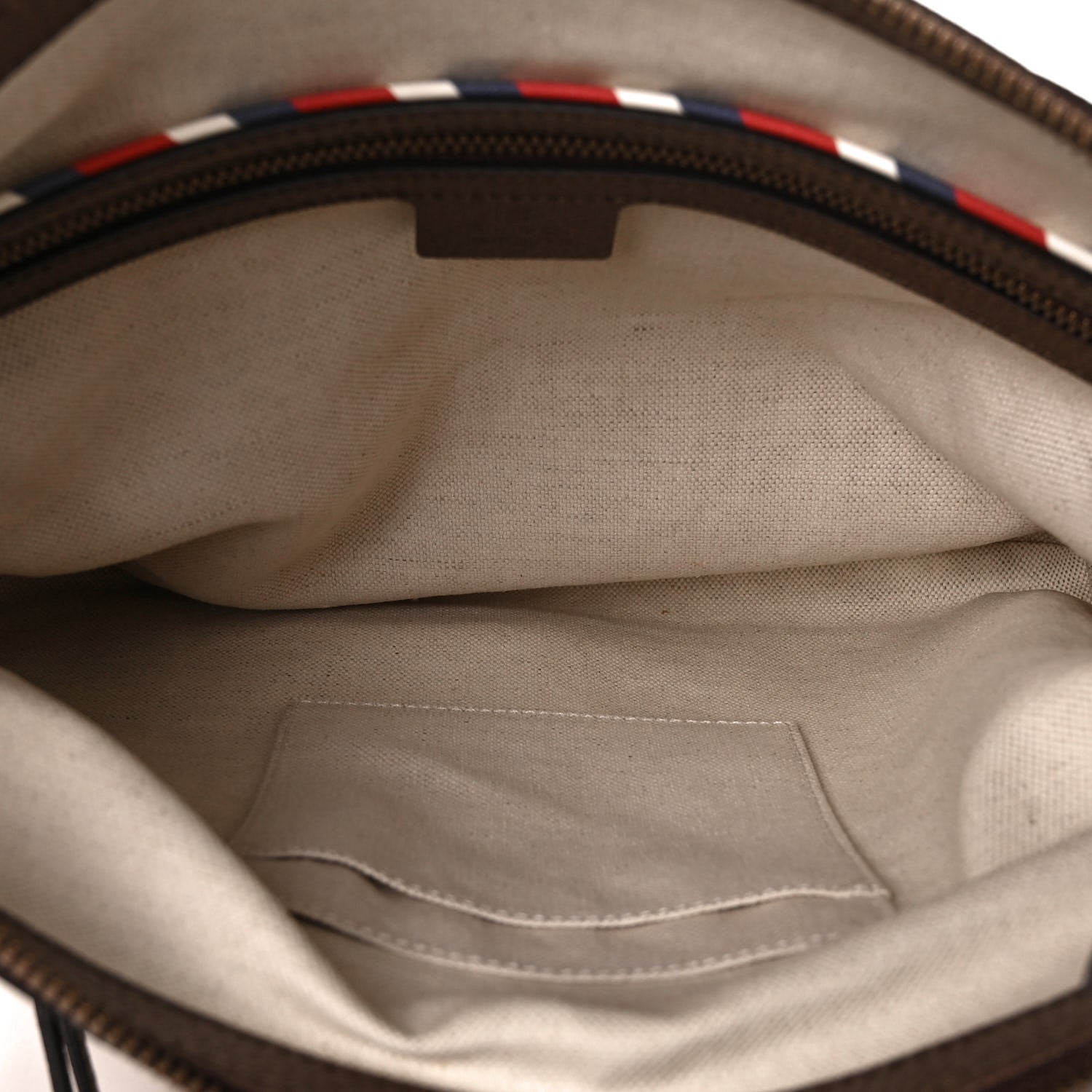 Gucci Soft GG Supreme Monogram Courrier Web Medium Flat Messenger Bag Beige New Acero Multicolor 5 of 9